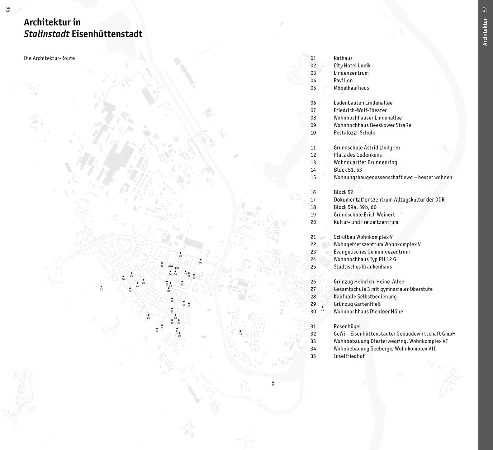 Architekturführer Eisenhüttenstadt