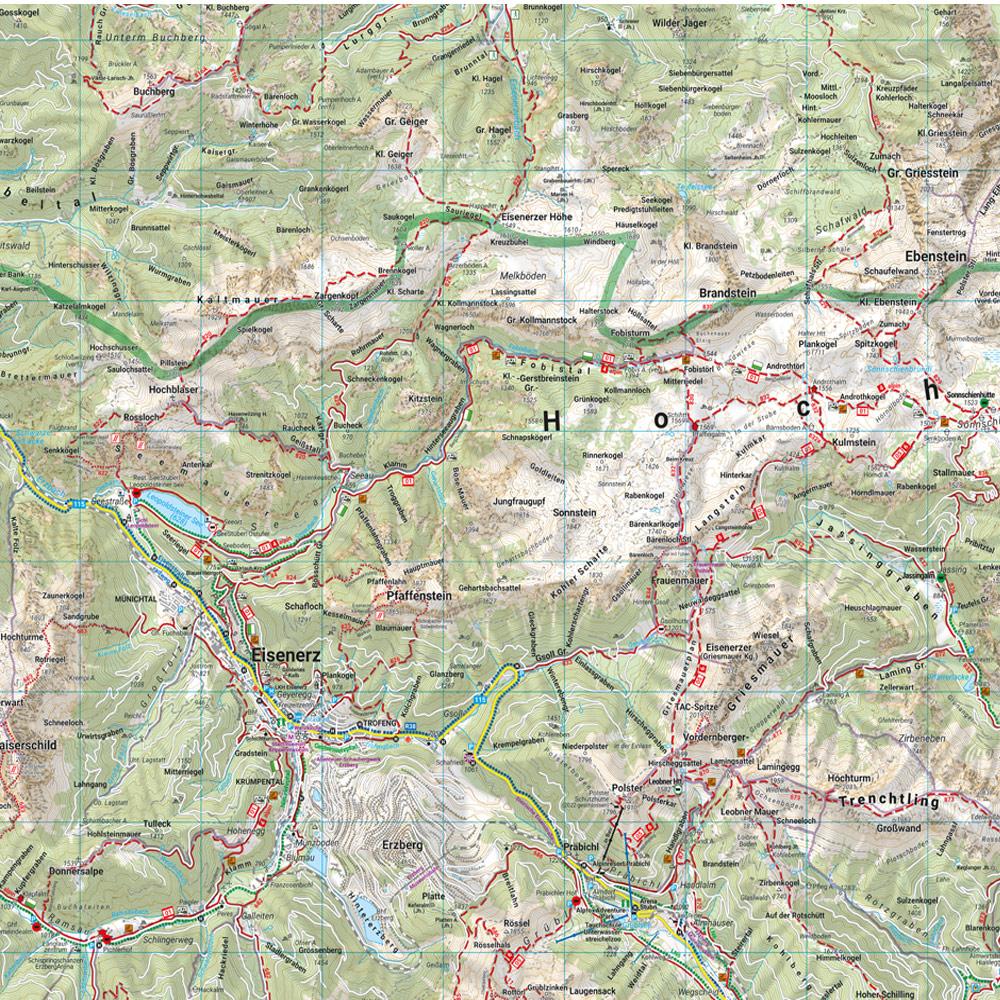 Hochschwab, Wander-, Rad- und Freizeitkarte 1:50.000, freytag & berndt, WK 0041