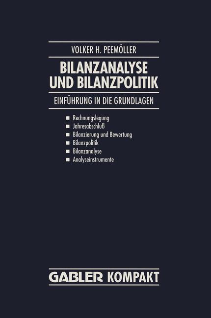 Bilanzanalyse und Bilanzpolitik