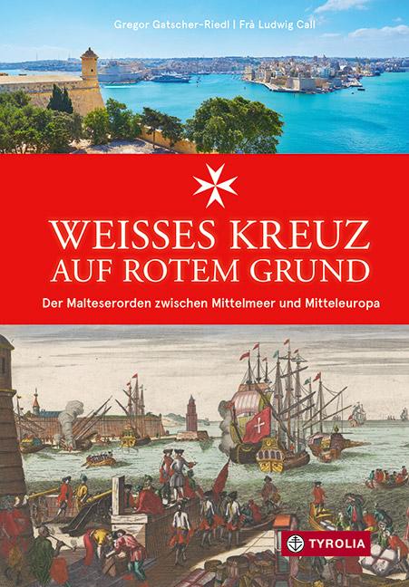 Weißes Kreuz auf rotem Grund