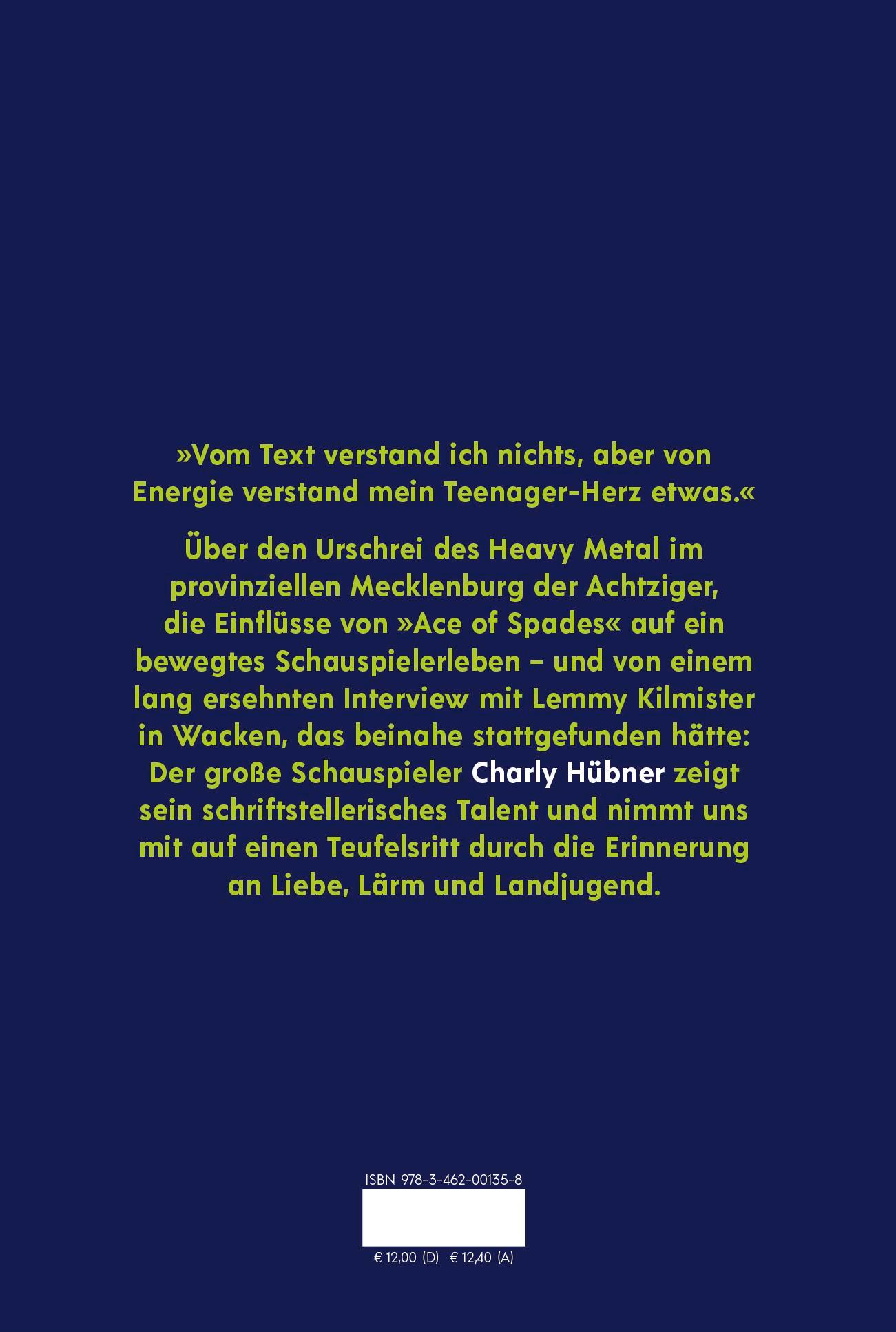 Charly Hübner über Motörhead oder Warum ich James Last dankbar sein sollte