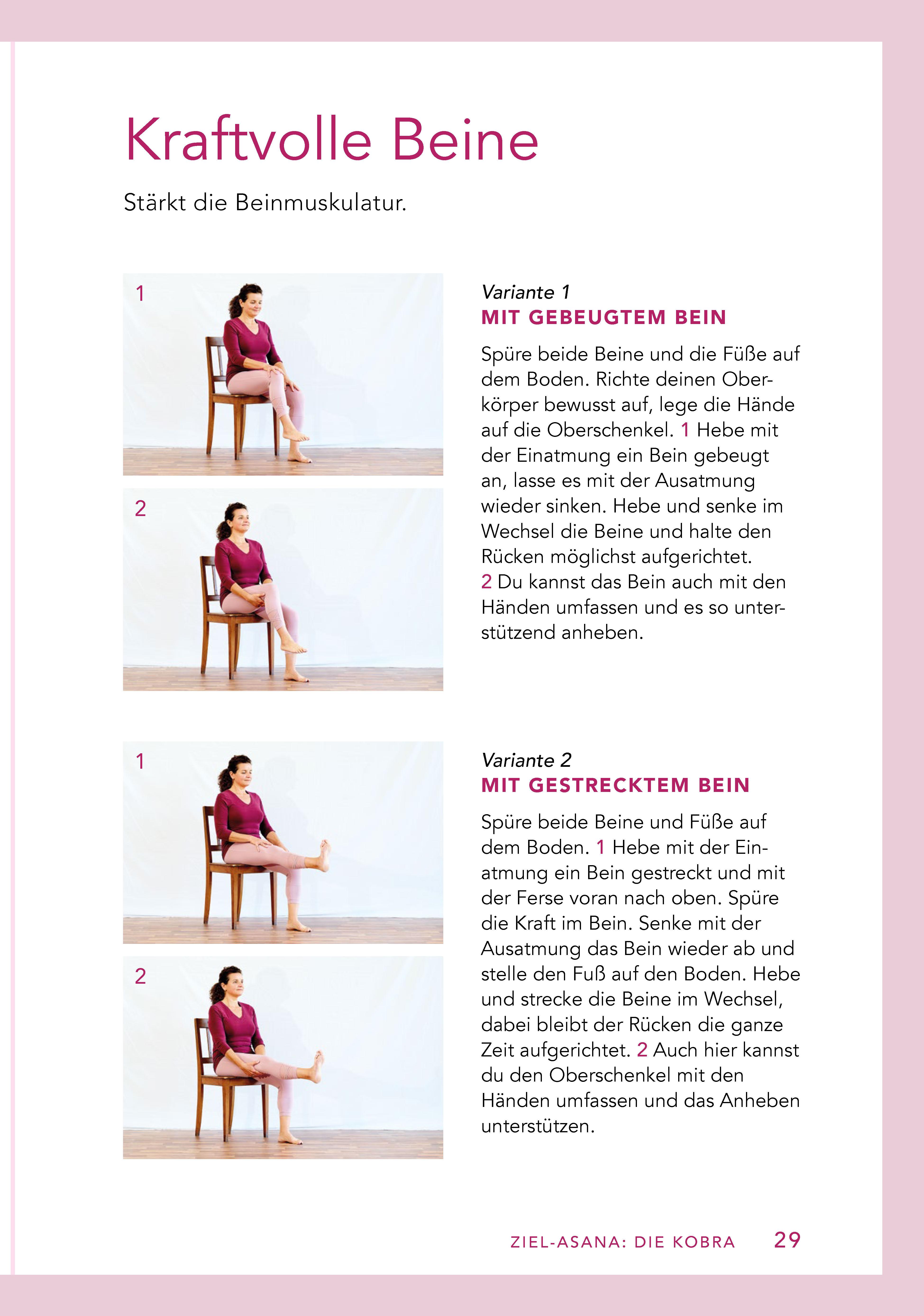 Yoga auf dem Stuhl für Senioren