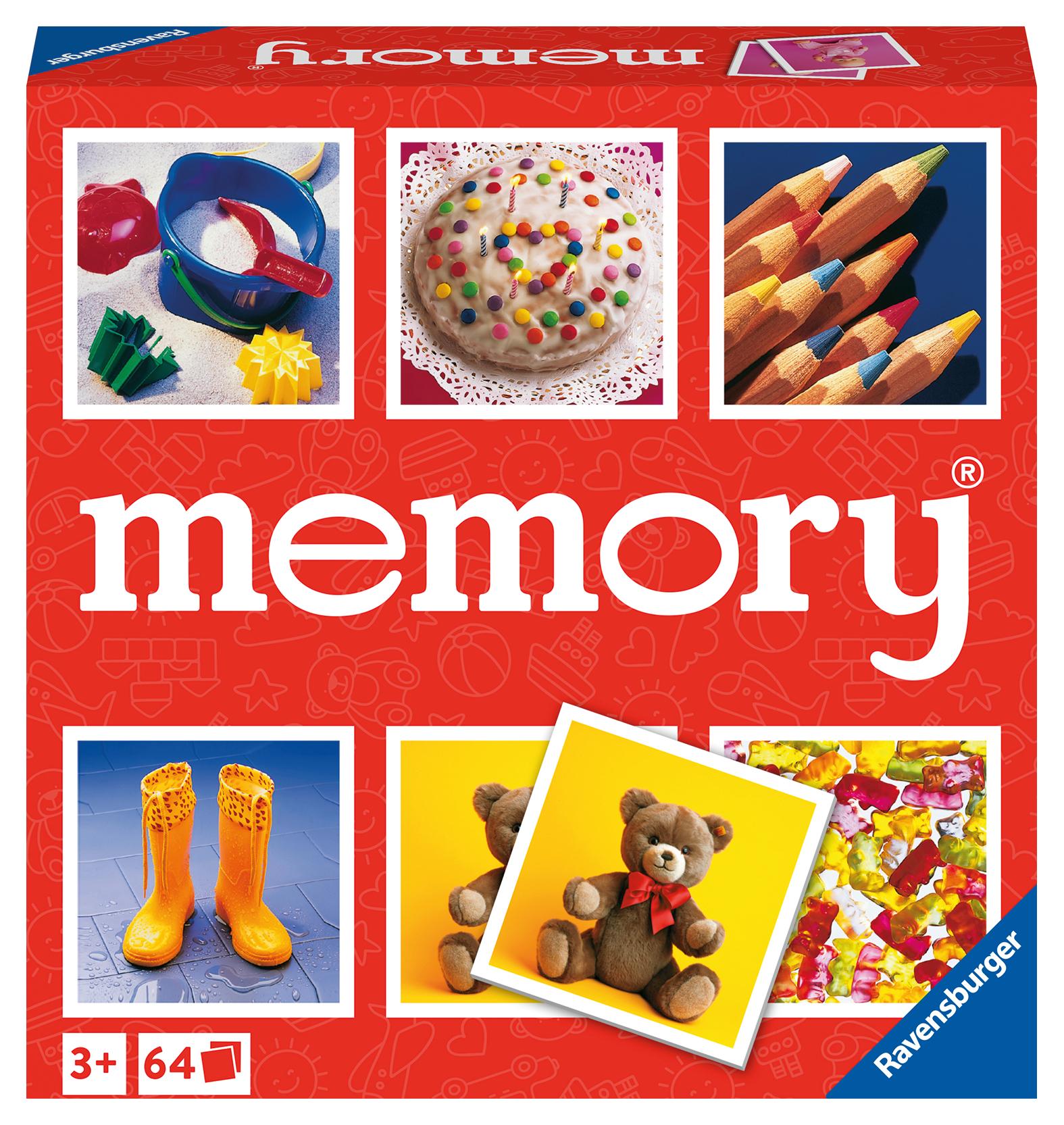 Ravensburger Spiele - 20880 - Junior memory®, der Spieleklassiker für die ganze Familie, Merkspiel für 2-8 Spieler ab 3 Jahren