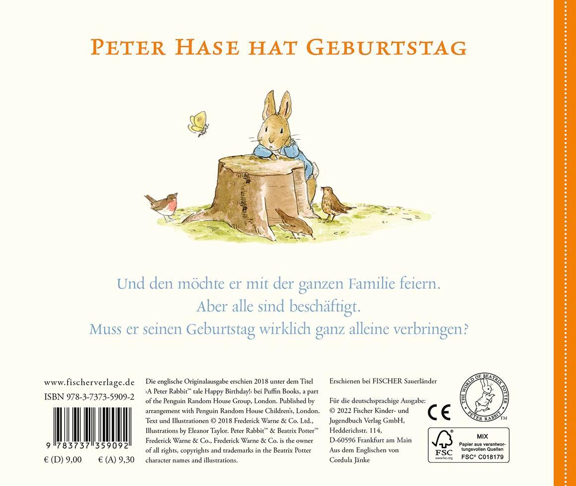 Peter Hase feiert Geburtstag