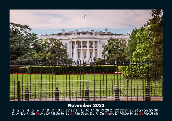 Washington  2022 Fotokalender DIN A5