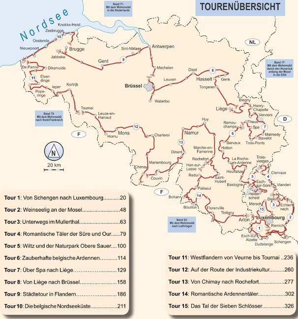 Mit dem Wohnmobil durch Belgien und Luxemburg