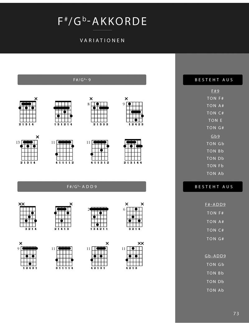 Das Gitarren Akkordbuch - Über 2000 Gitarrenakkorde - Pop-Rock-Jazz-Blues-Klassik