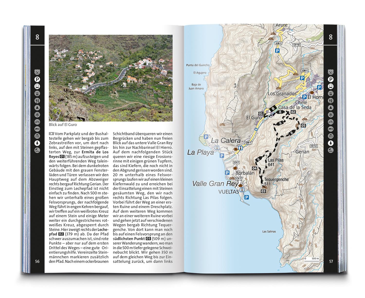 KOMPASS Wanderführer La Gomera, 75 Touren mit Extra-Tourenkarte