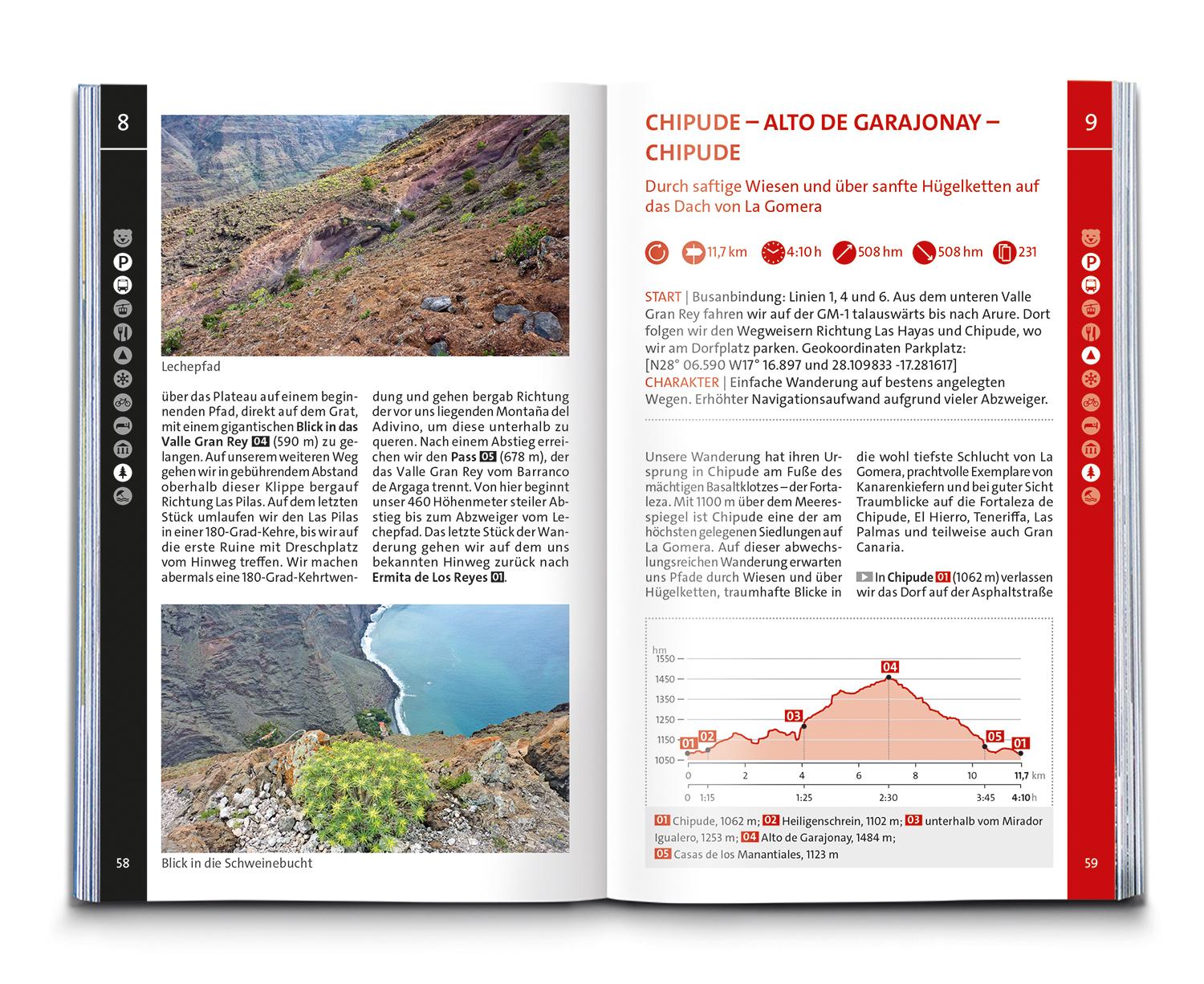 KOMPASS Wanderführer La Gomera, 75 Touren mit Extra-Tourenkarte