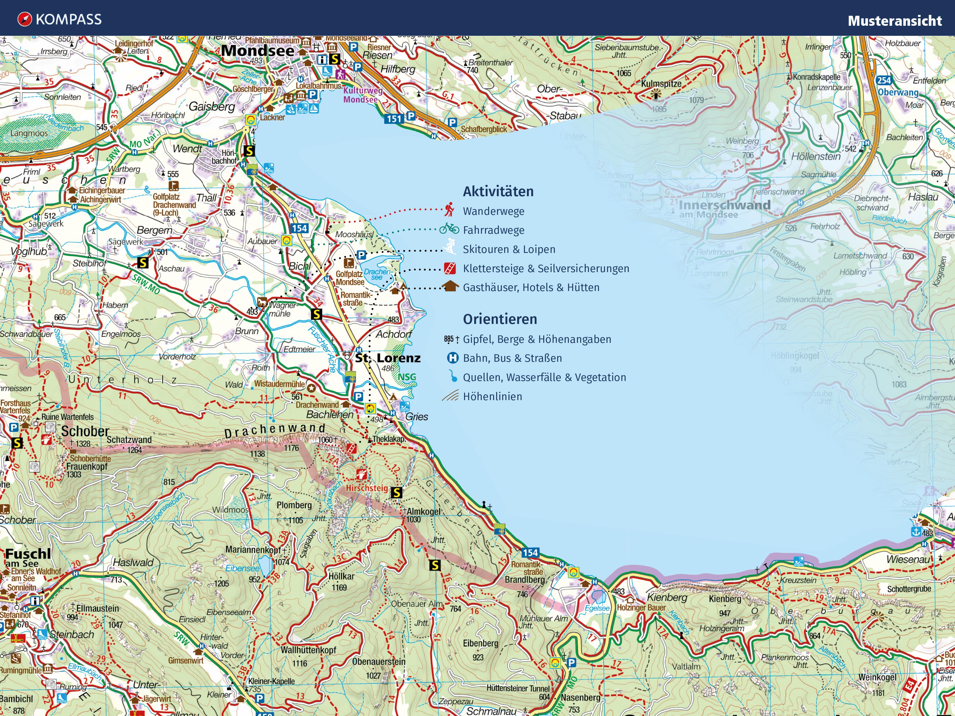 KOMPASS Wanderkarten-Set 292 Vorarlberg (2 Karten) 1:50.000