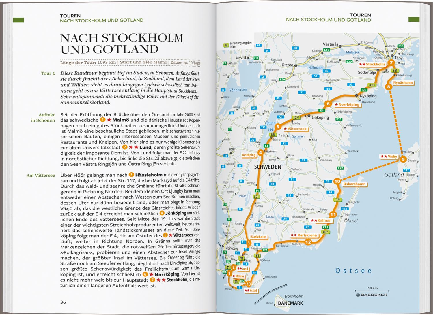 Baedeker Reiseführer Schweden