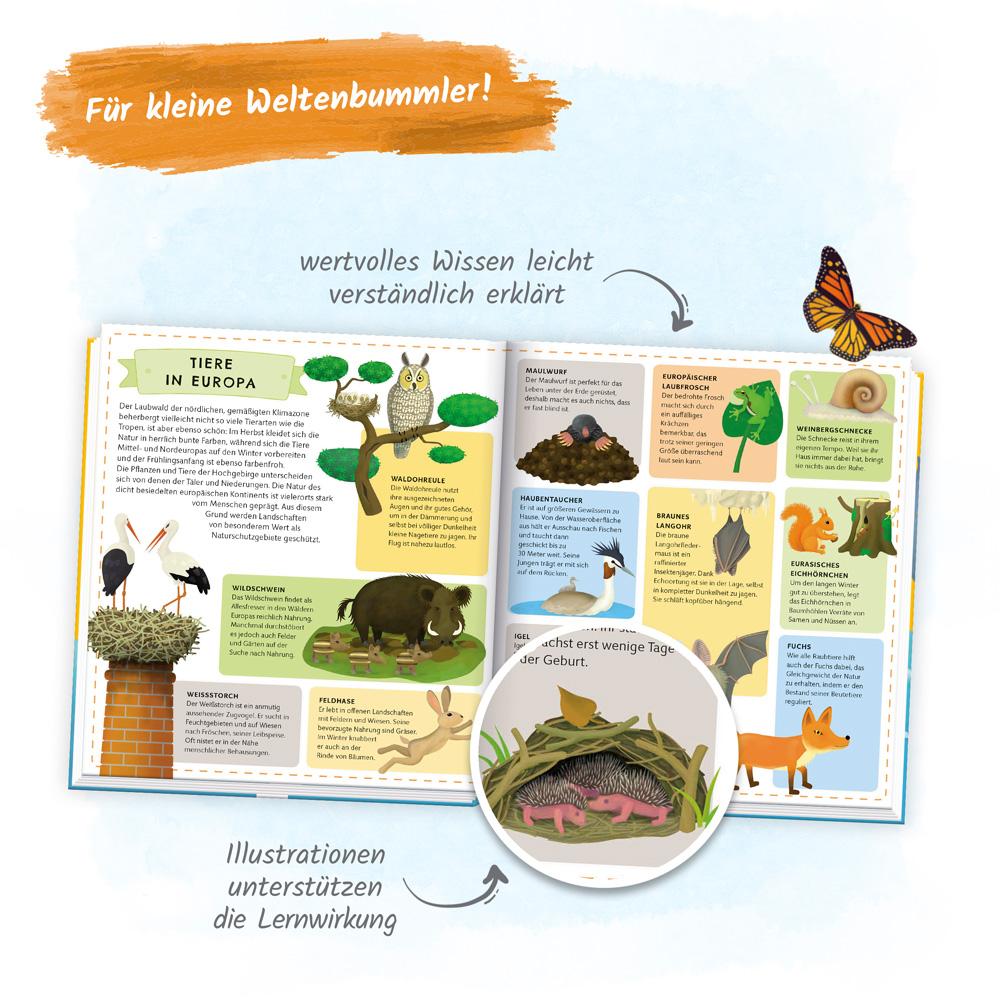 Trötsch Kinderatlas Das große Entdeckerbuch Atlas der Tiere