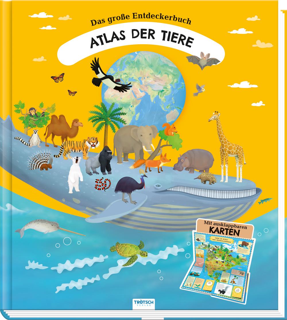 Trötsch Kinderatlas Das große Entdeckerbuch Atlas der Tiere