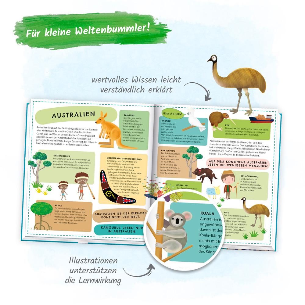 Trötsch Kinderatlas Das große Entdeckerbuch Atlas der Welt