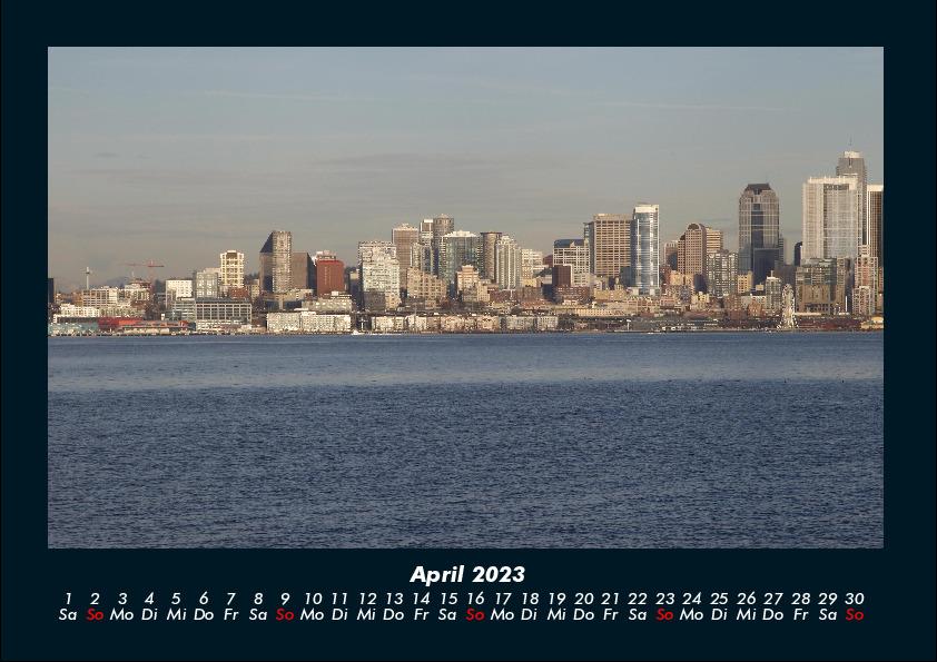 Washington  2023 Fotokalender DIN A4