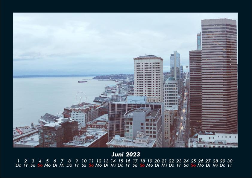 Washington  2023 Fotokalender DIN A4