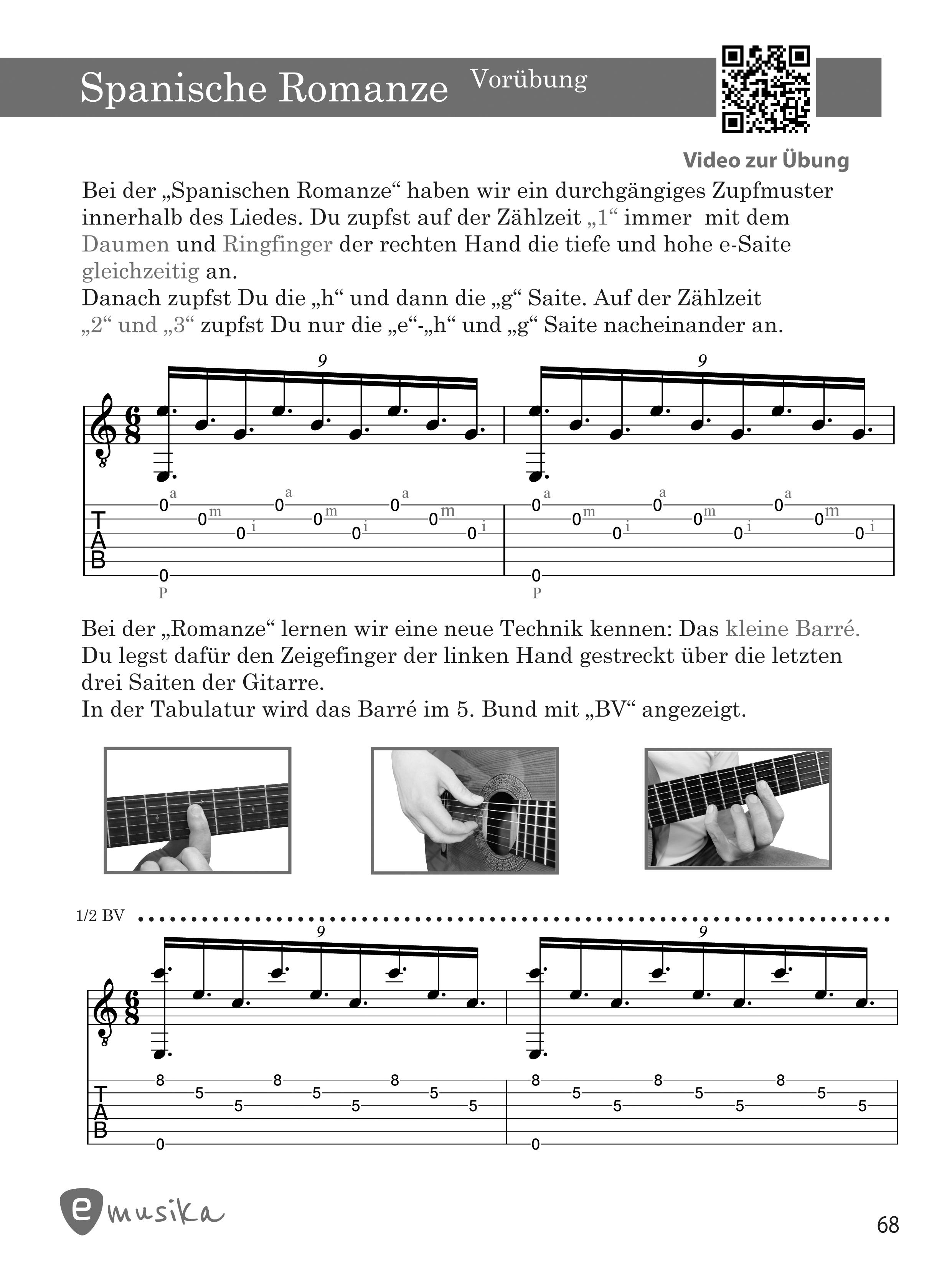 Gitarre lernen - umfangreiches Gitarrenbuch für Anfänger und Wiedereinsteiger