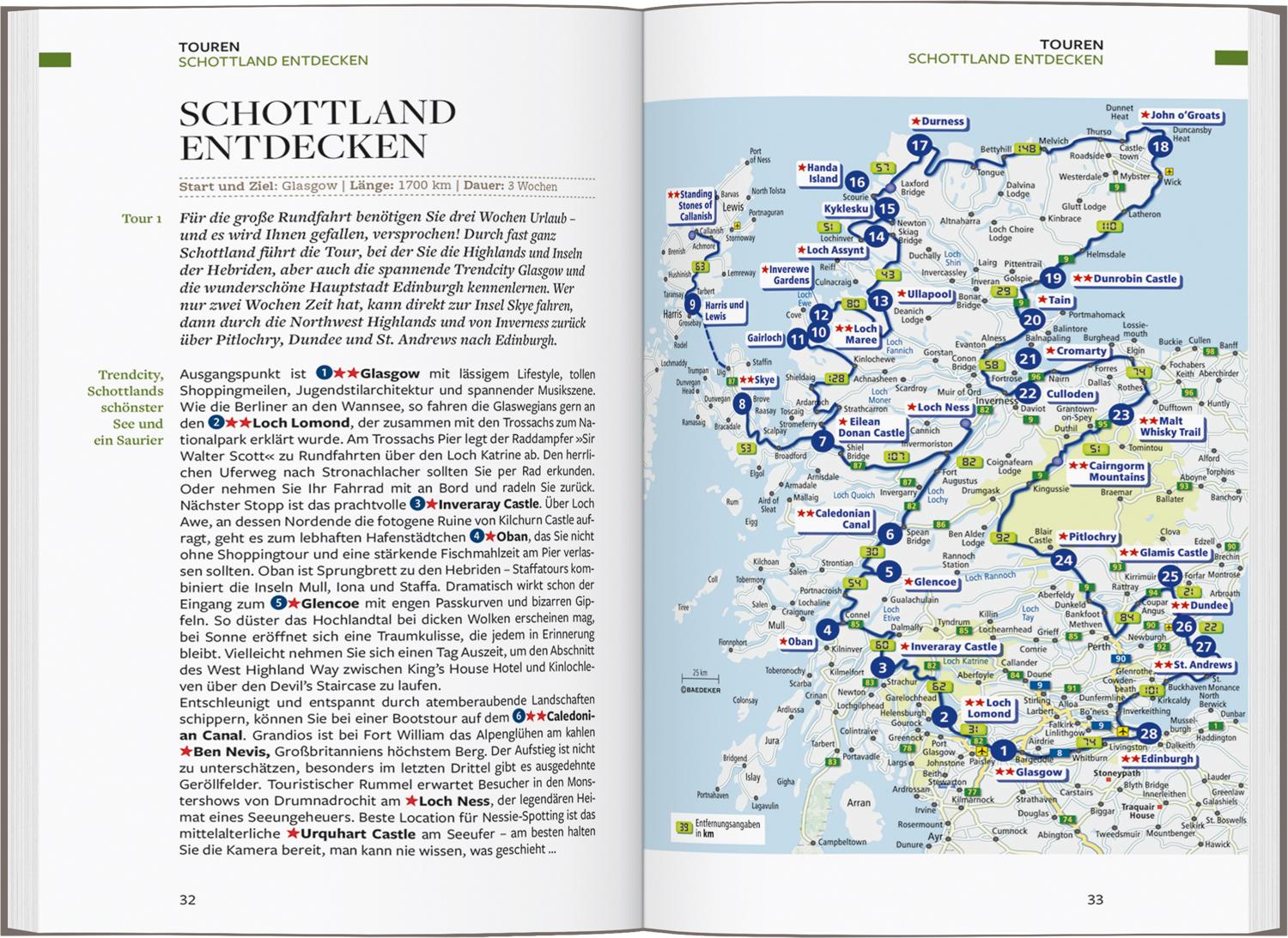 Baedeker Reiseführer Schottland