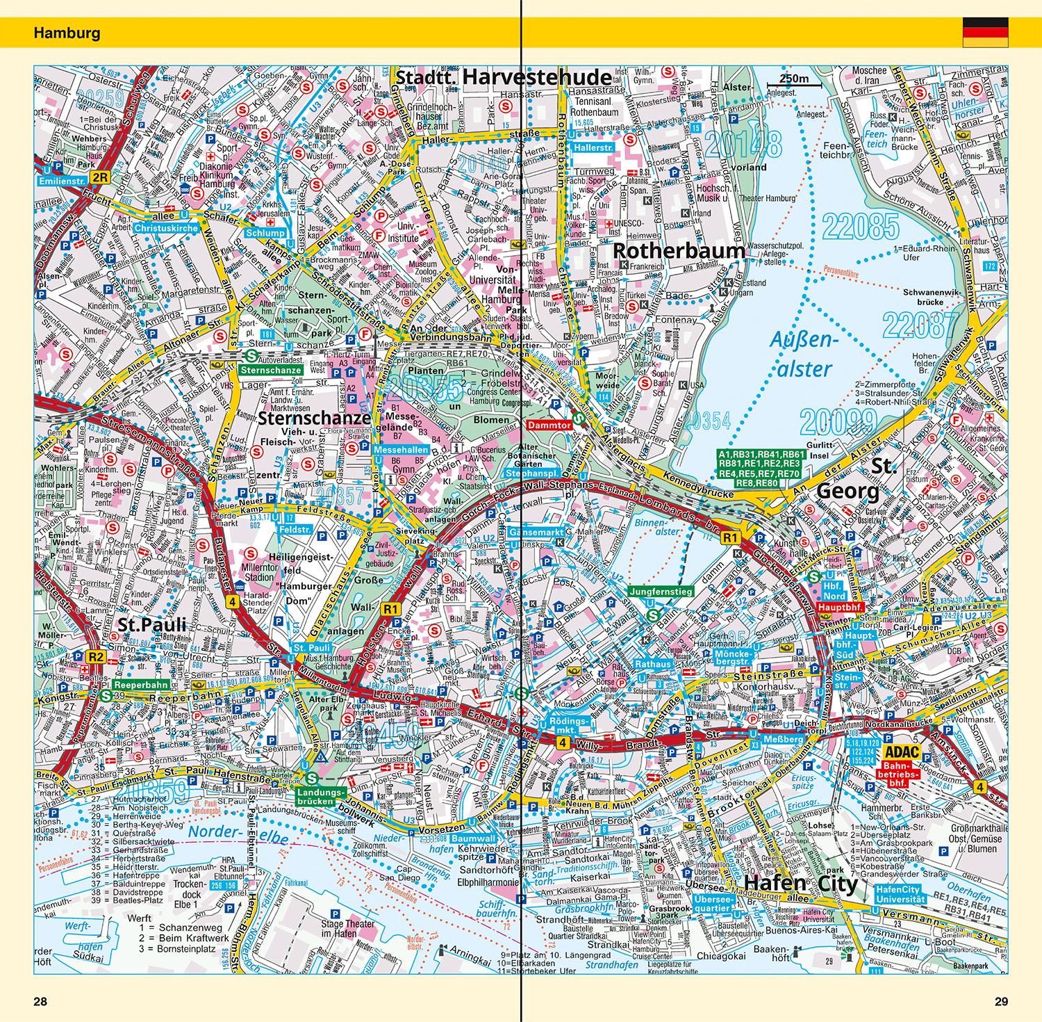 ADAC Länderkarte Deutschland Nord 1:500.000