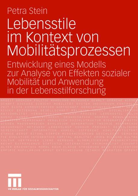 Lebensstile im Kontext von Mobilitätsprozessen