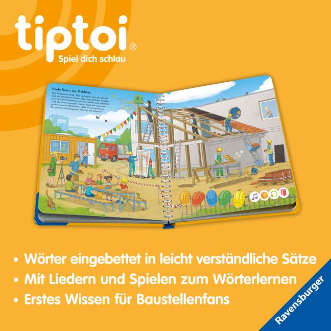 tiptoi® Mein Wörter-Bilderbuch Baustelle