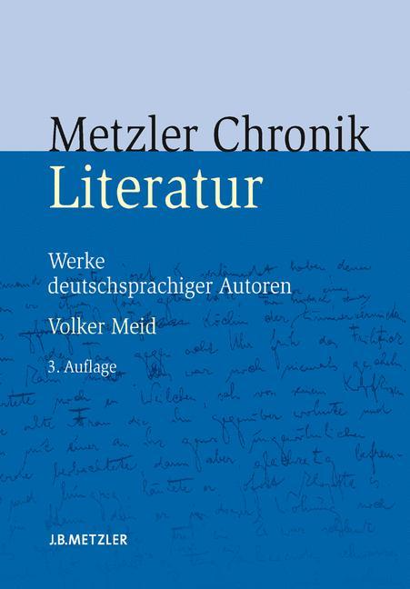 Metzler Literatur Chronik