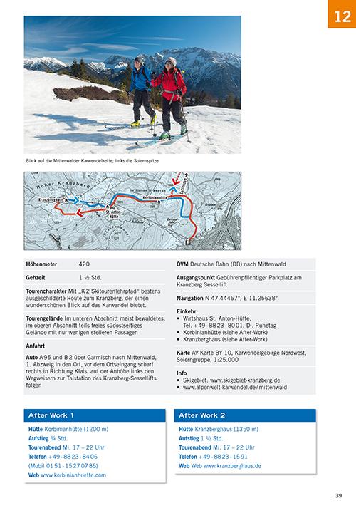 Pistengehen und leichte Skitouren