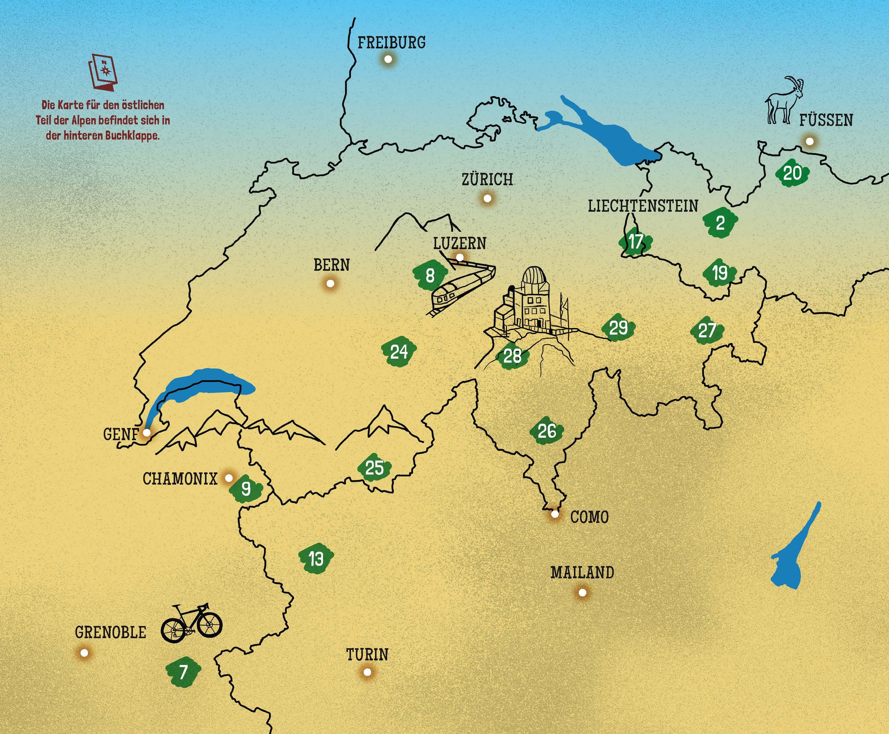 30 Wanderungen in den Alpen, die man einmal im Leben gemacht haben muss