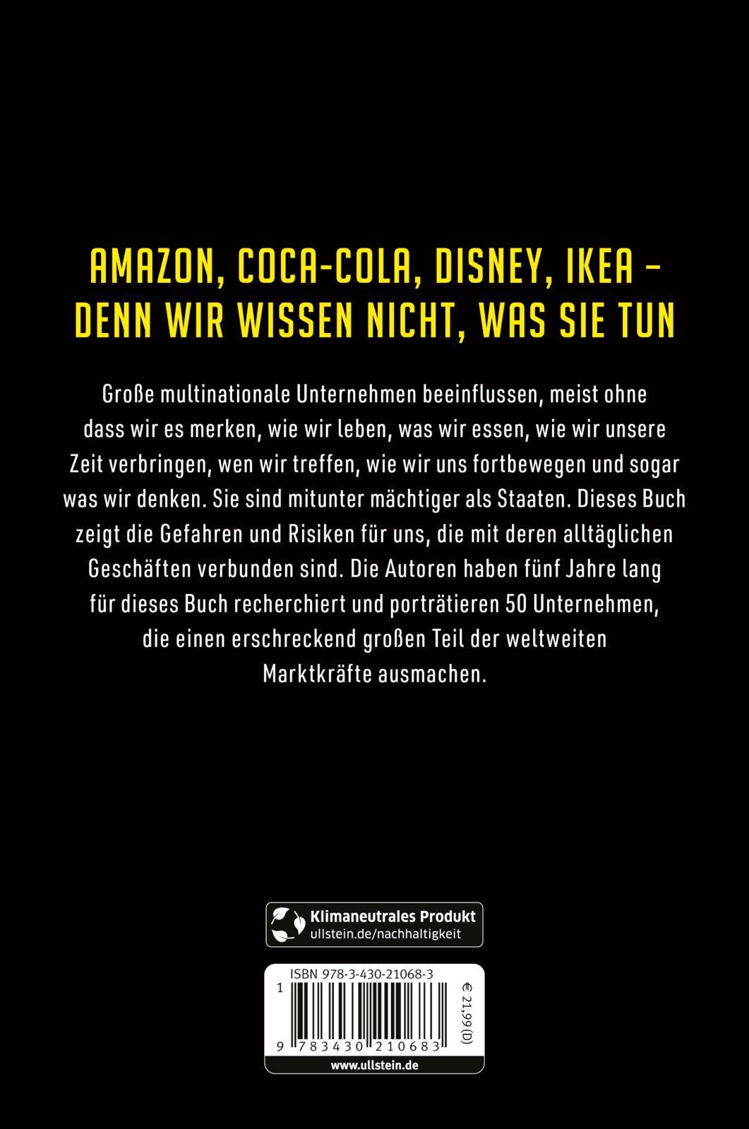 Die 50 gefährlichsten Unternehmen der Welt