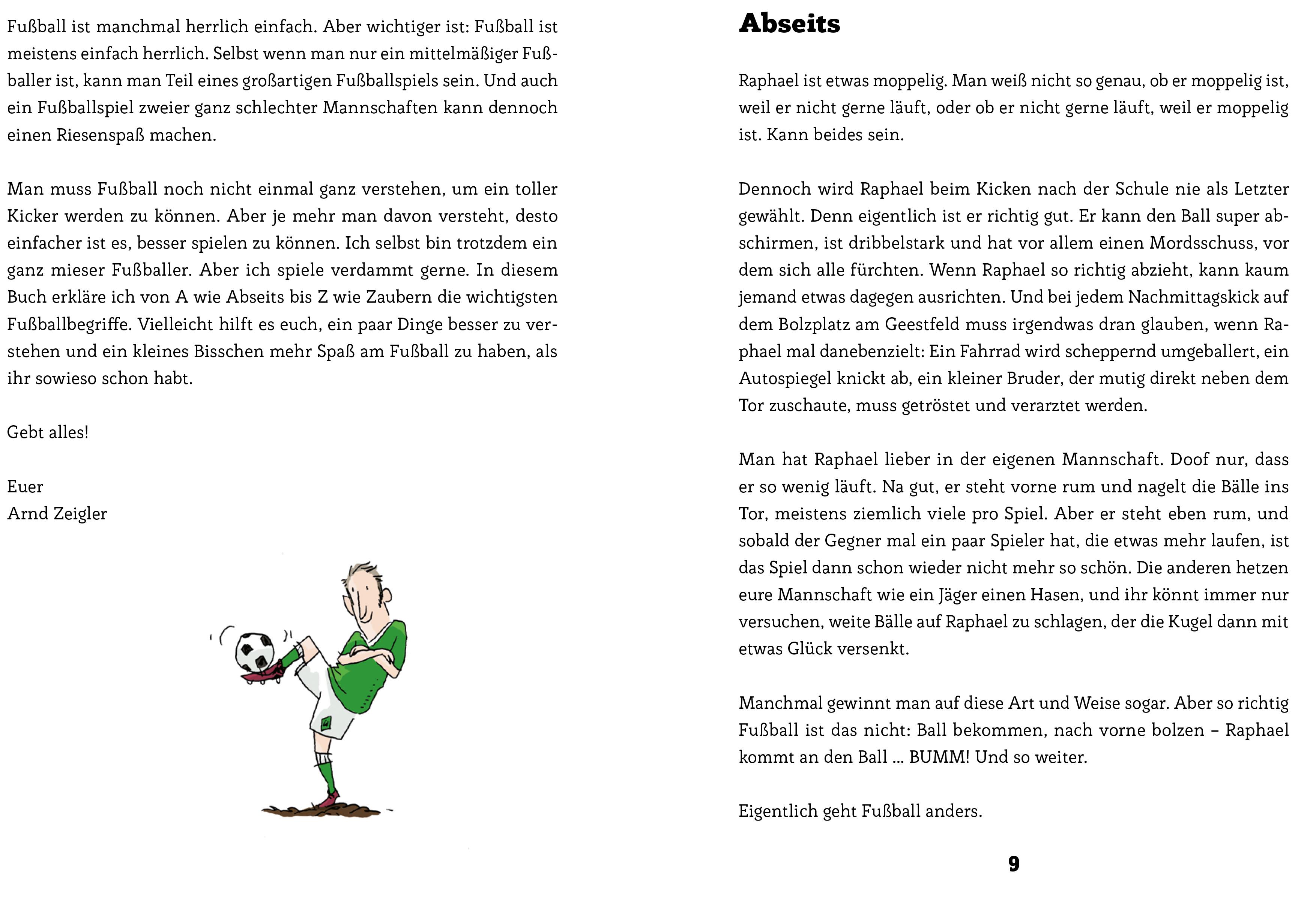 Arnd Zeiglers wunderbares Fußballbuch