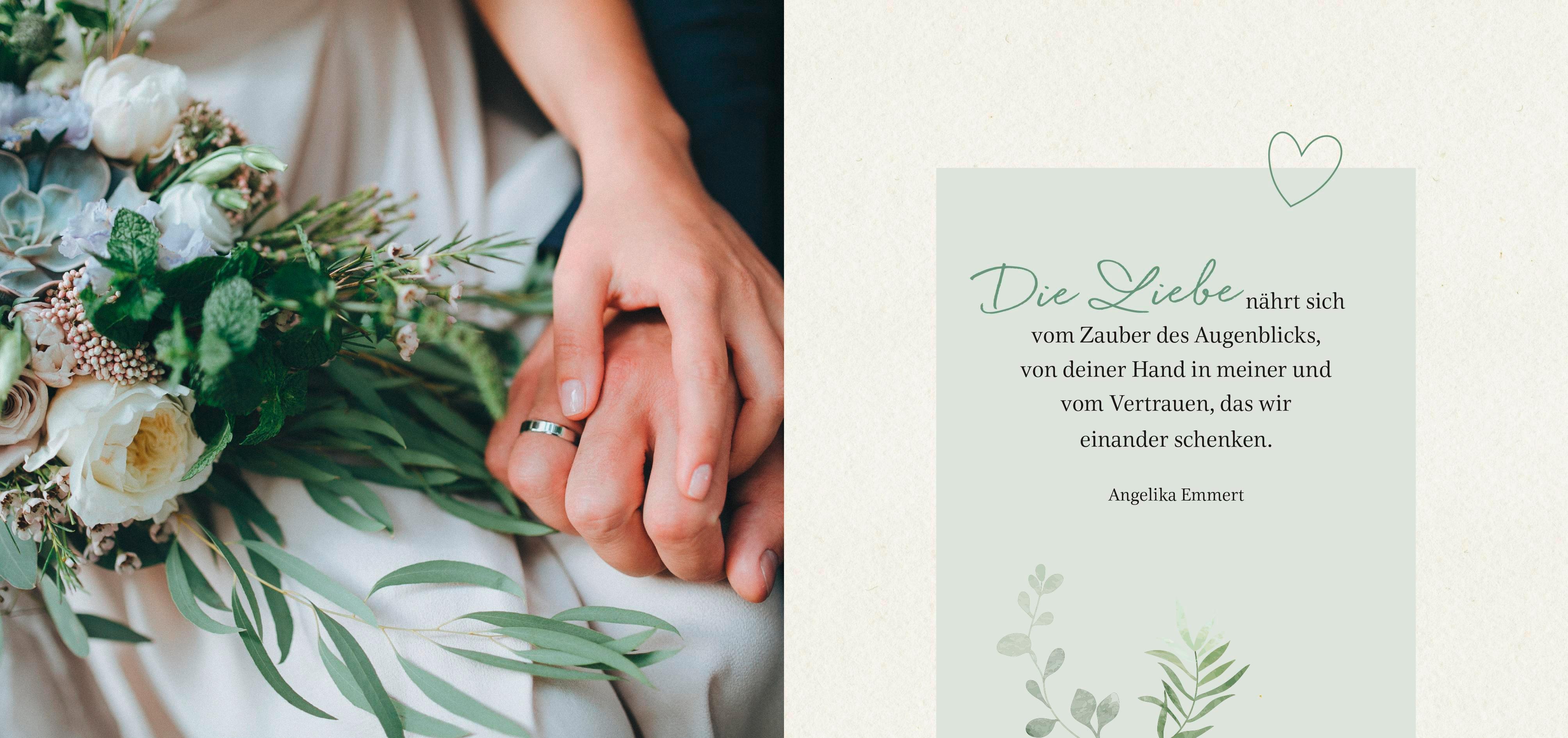 Die besten Wünsche zur Hochzeit