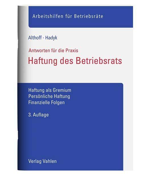 Haftung des Betriebsrats