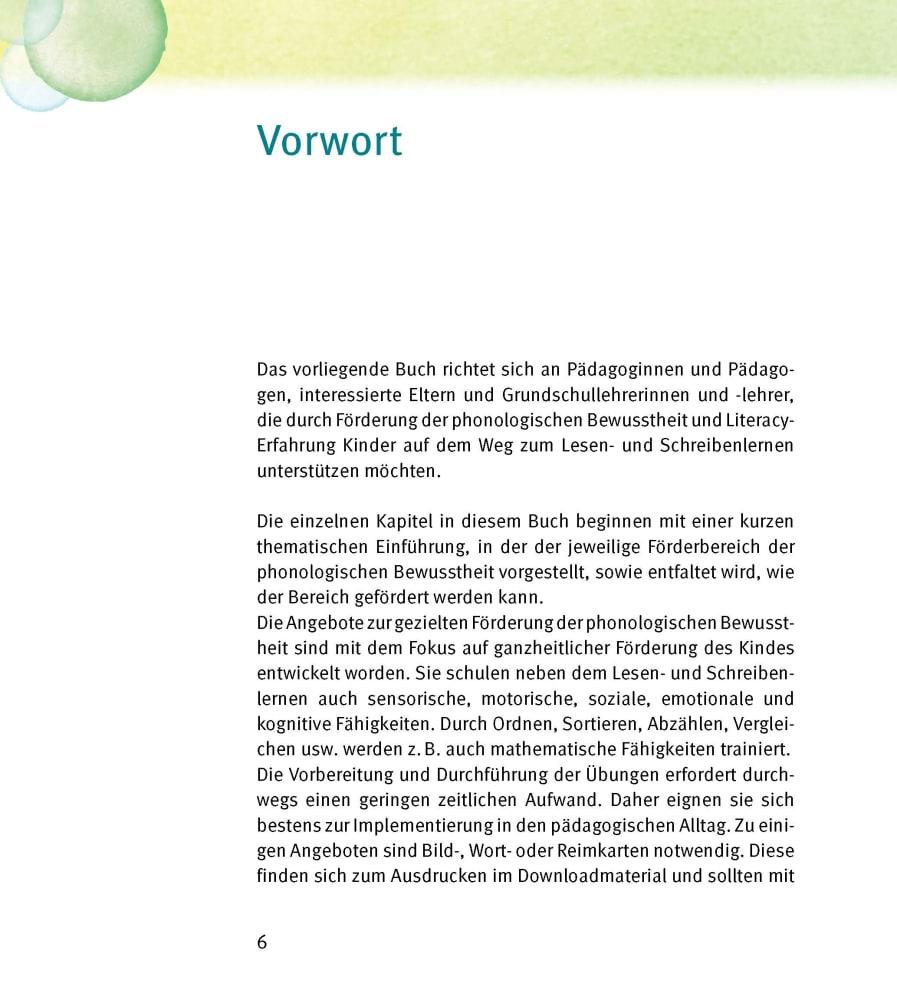 Laute spüren, Reime rühren. Spiele zur phonologischen Bewusstheit für Kinder von 4 bis 7