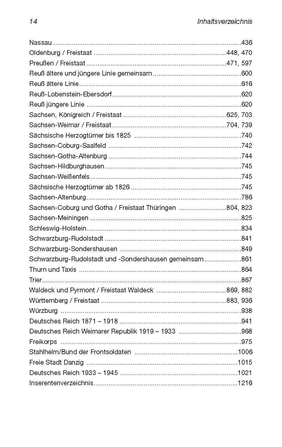 Deutsche Orden und Ehrenzeichen 1800 - 1945