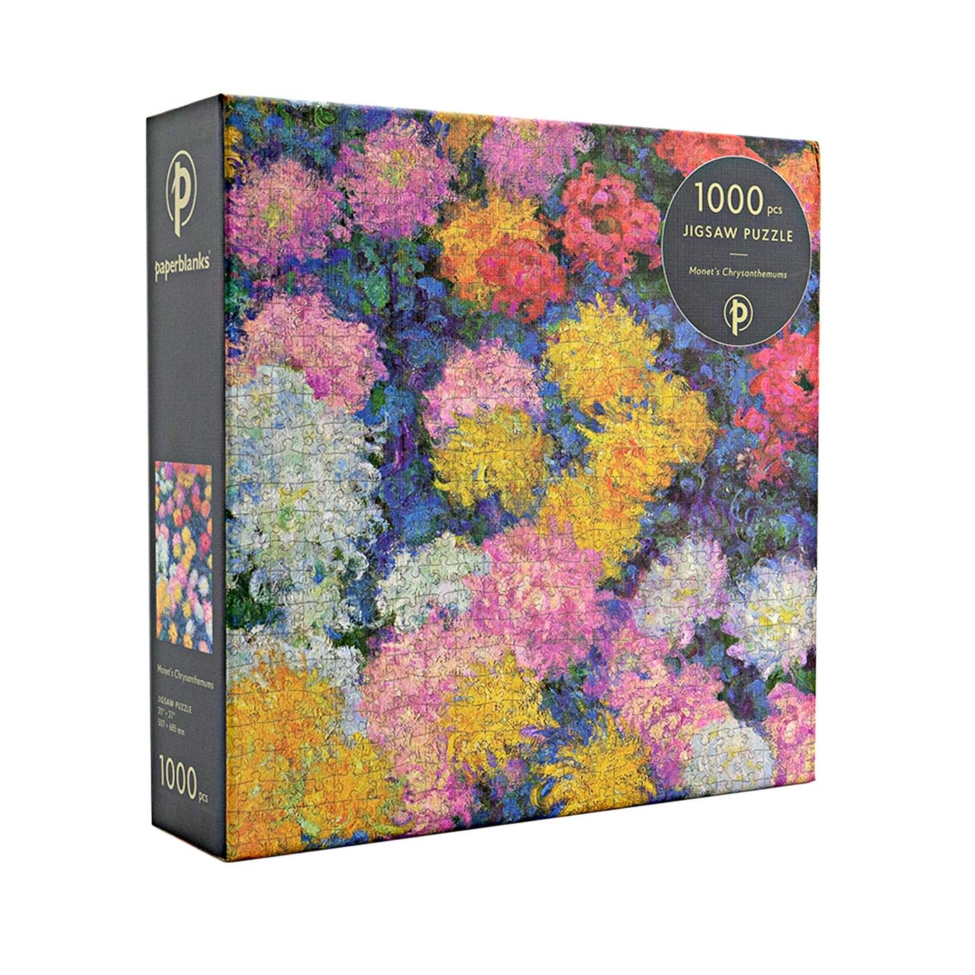 Paperblanks Monet's Chrysanthemums Monet's Chrysanthemums Jigsaw Puzzles Puzzle 1000 Piece