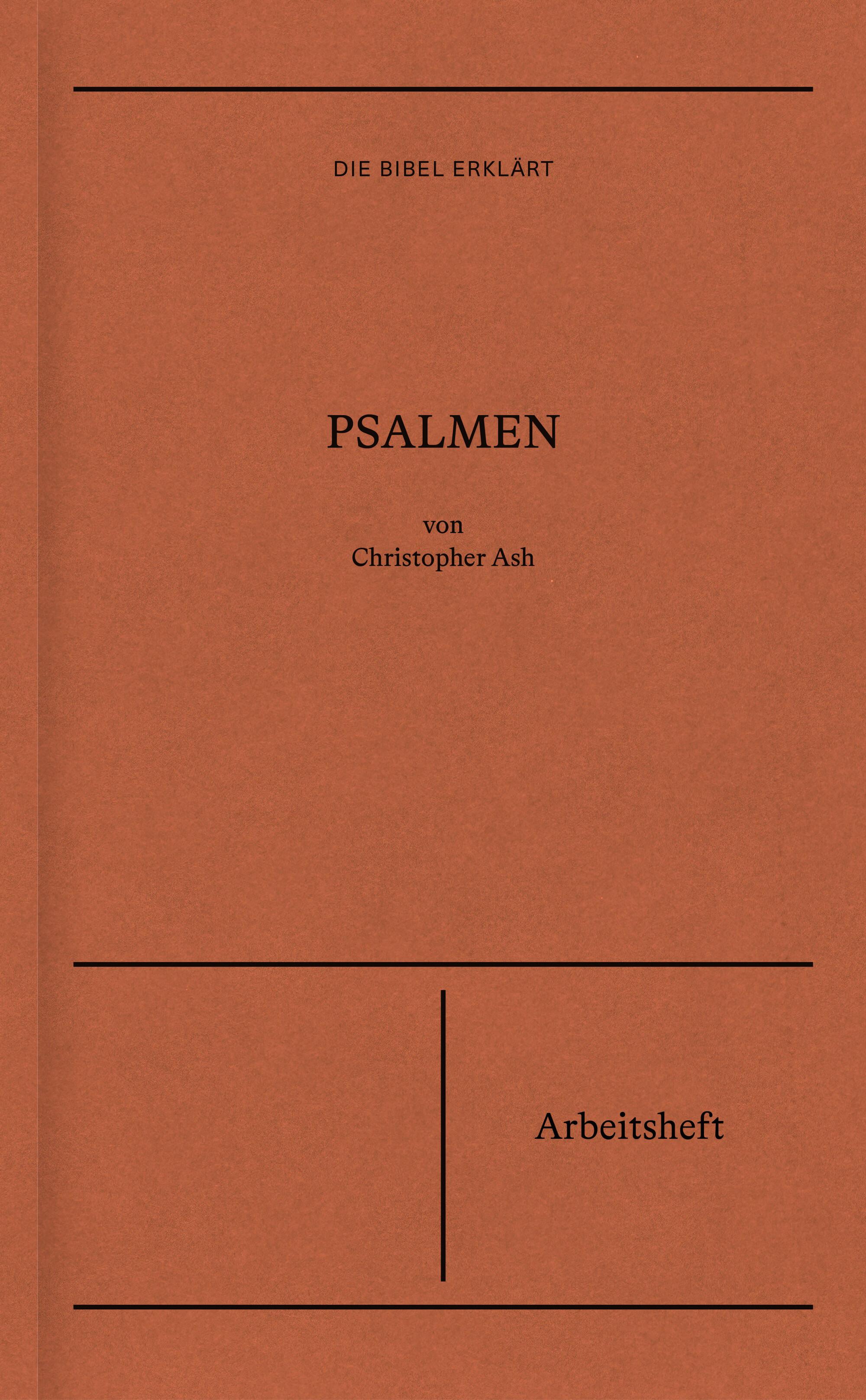 Psalmen | Arbeitsheft (Die Bibel erklärt)