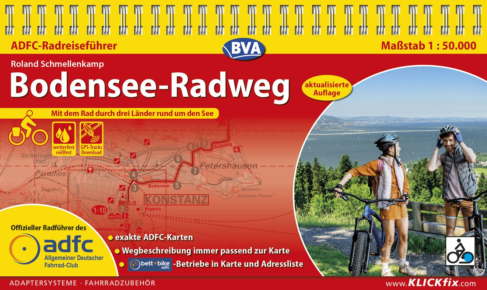 ADFC-Radreiseführer Bodensee-Radweg 1:50.000 praktische Spiralbindung, reiß- und wetterfest, GPS-Tracks Download