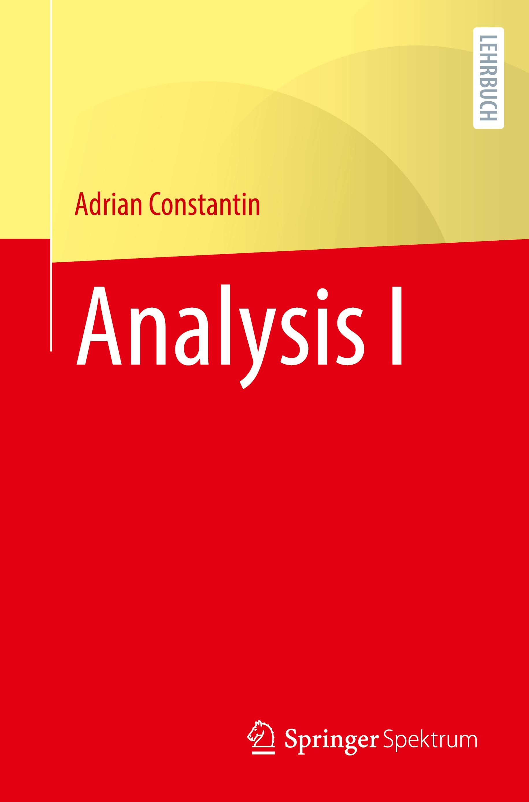 Analysis I