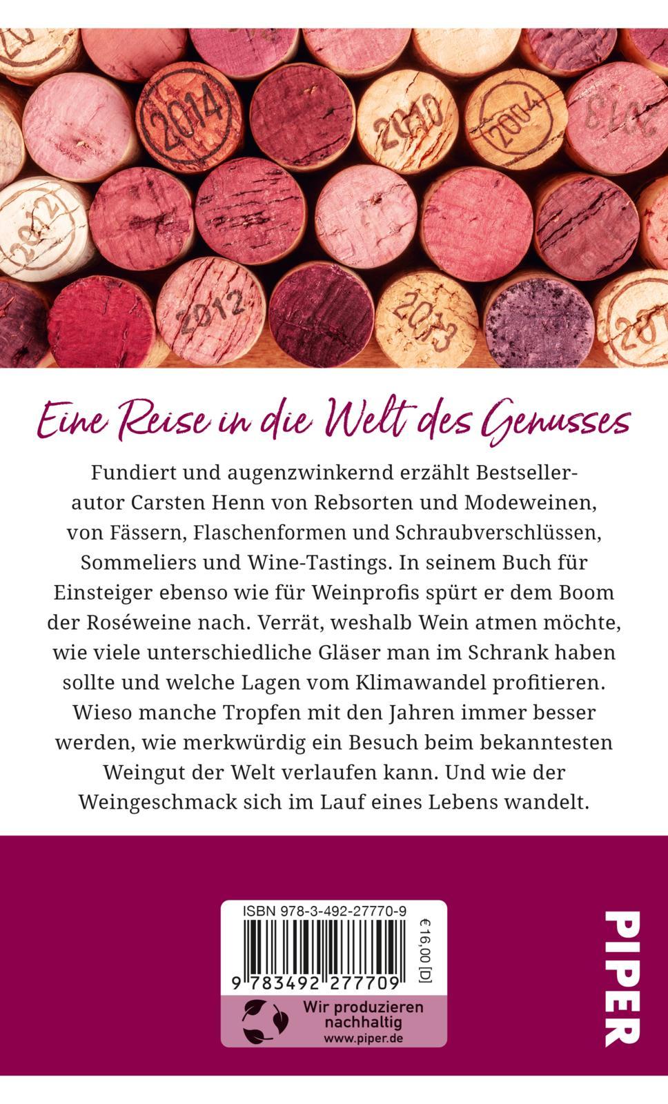 Gebrauchsanweisung für Wein