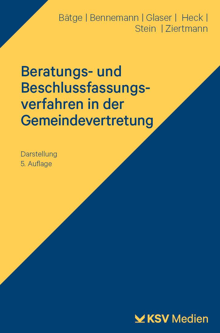 Beratungs- und Beschlussfassungsverfahren in der Gemeindevertretung