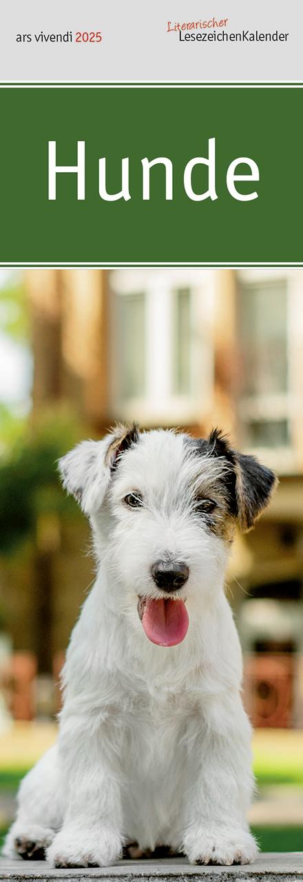 Lesezeichenkalender Hunde 2025