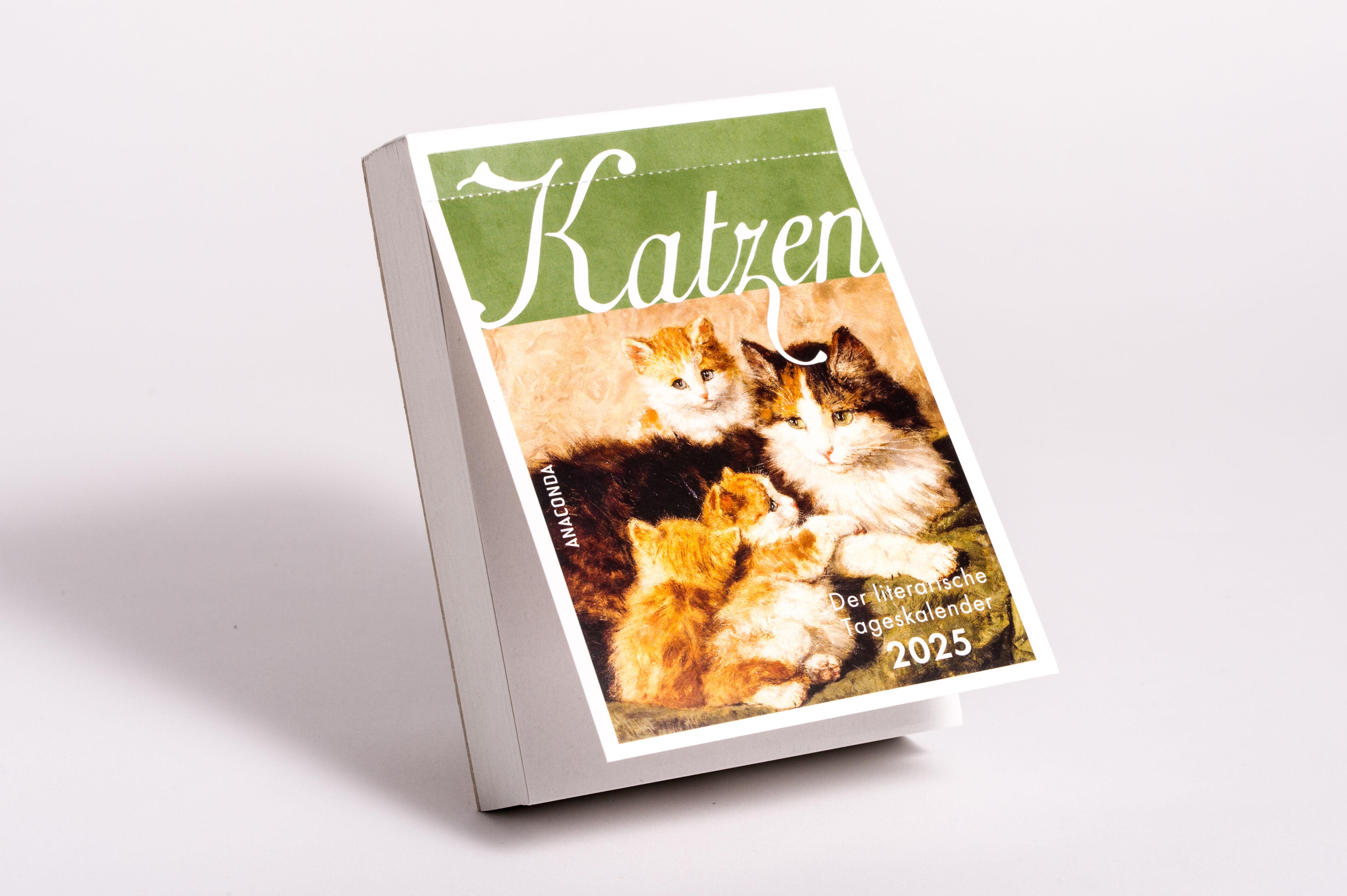 Katzen. Der literarische Tageskalender 2025