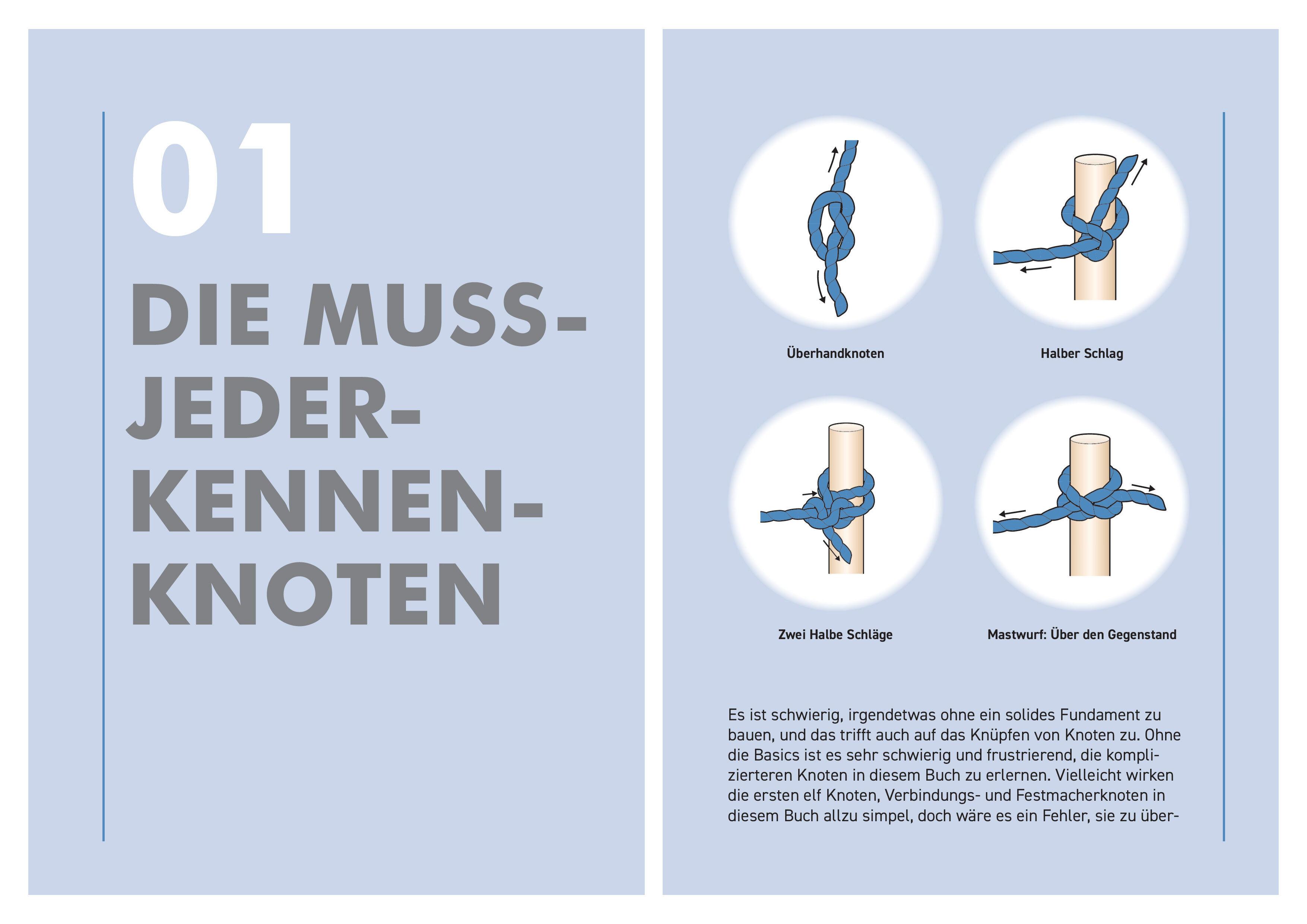 Das große Knotenbuch - Die 50 wichtigsten Knoten für Alltag und Outdoor