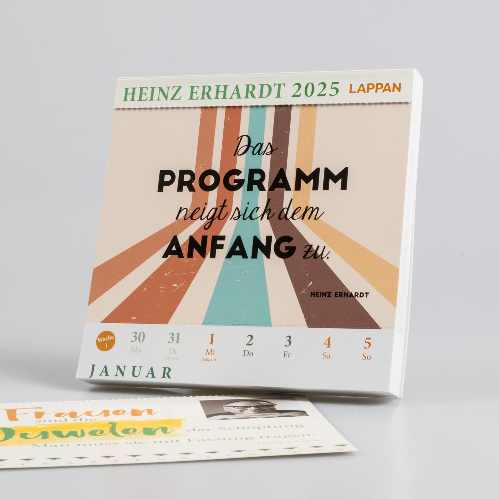 Heinz Erhardt: Postkartenkalender 2025