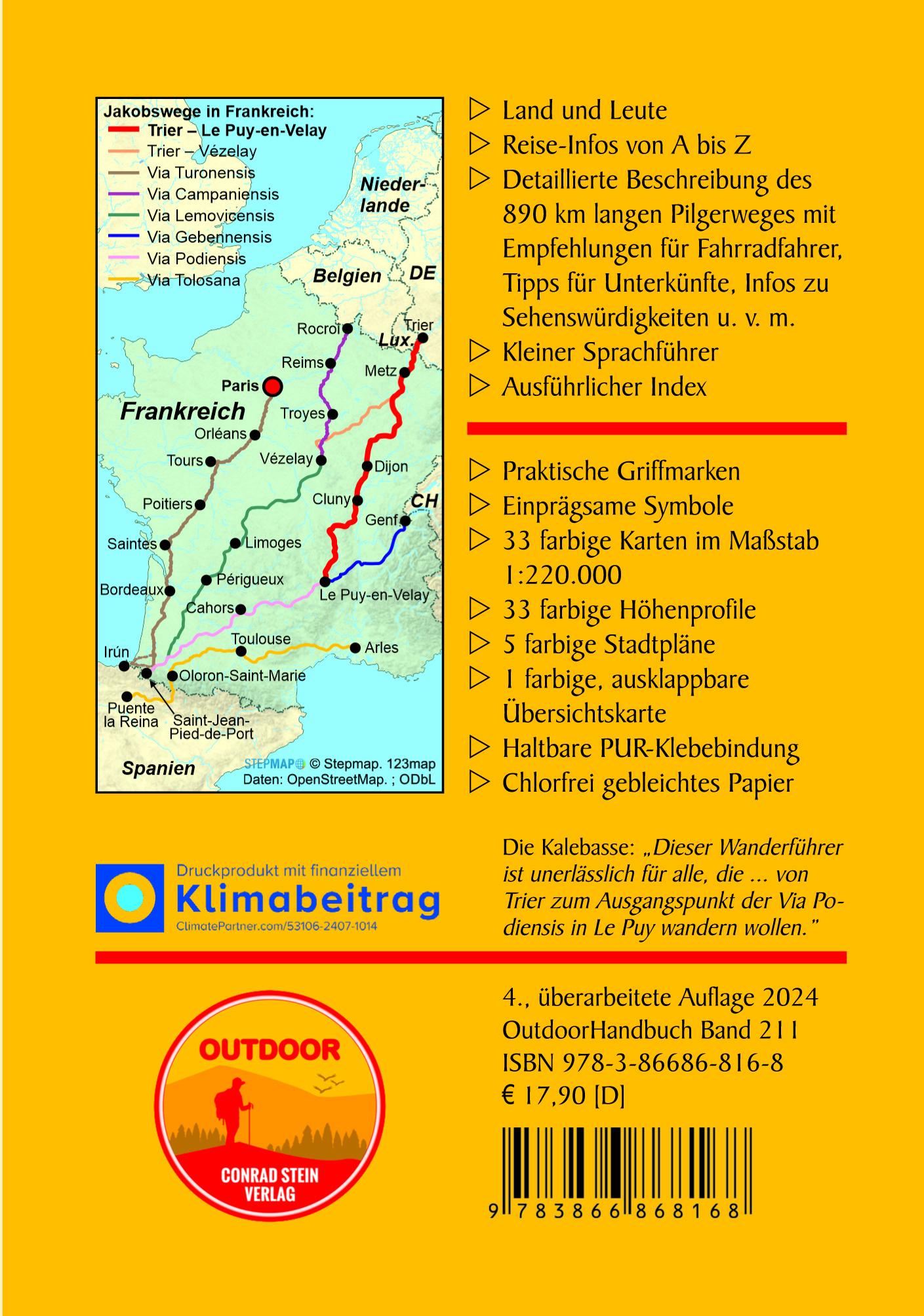 Jakobsweg Trier - Le Puy-en-Velay