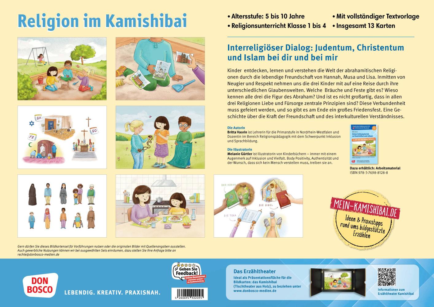 Erzähl mir von deiner Religion. Kamishibai Bildkartenset