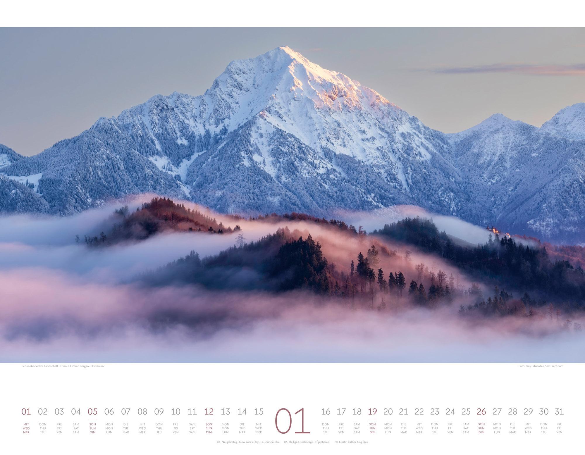 Geheime Paradiese Kalender 2025