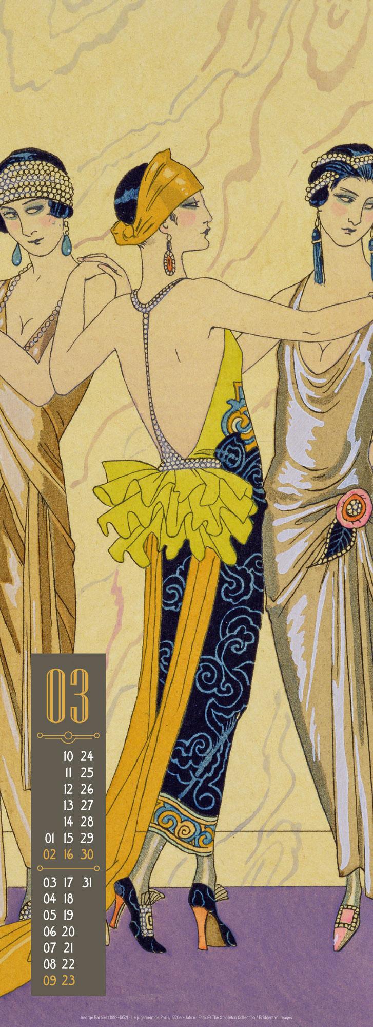 Art Deco - Illustrationen Kalender 2025