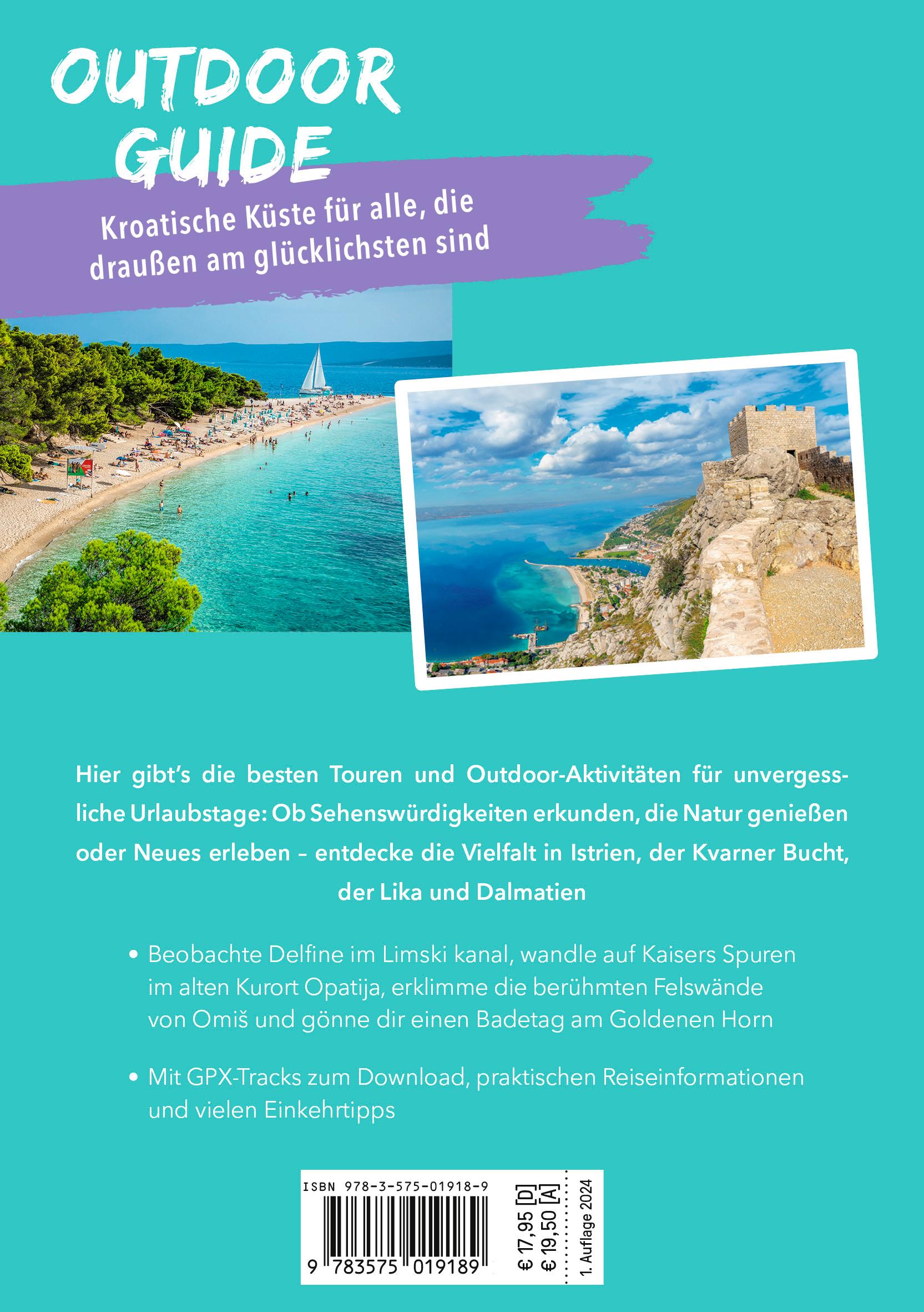 MARCO POLO OUTDOOR GUIDE Reiseführer Kroatische Küste