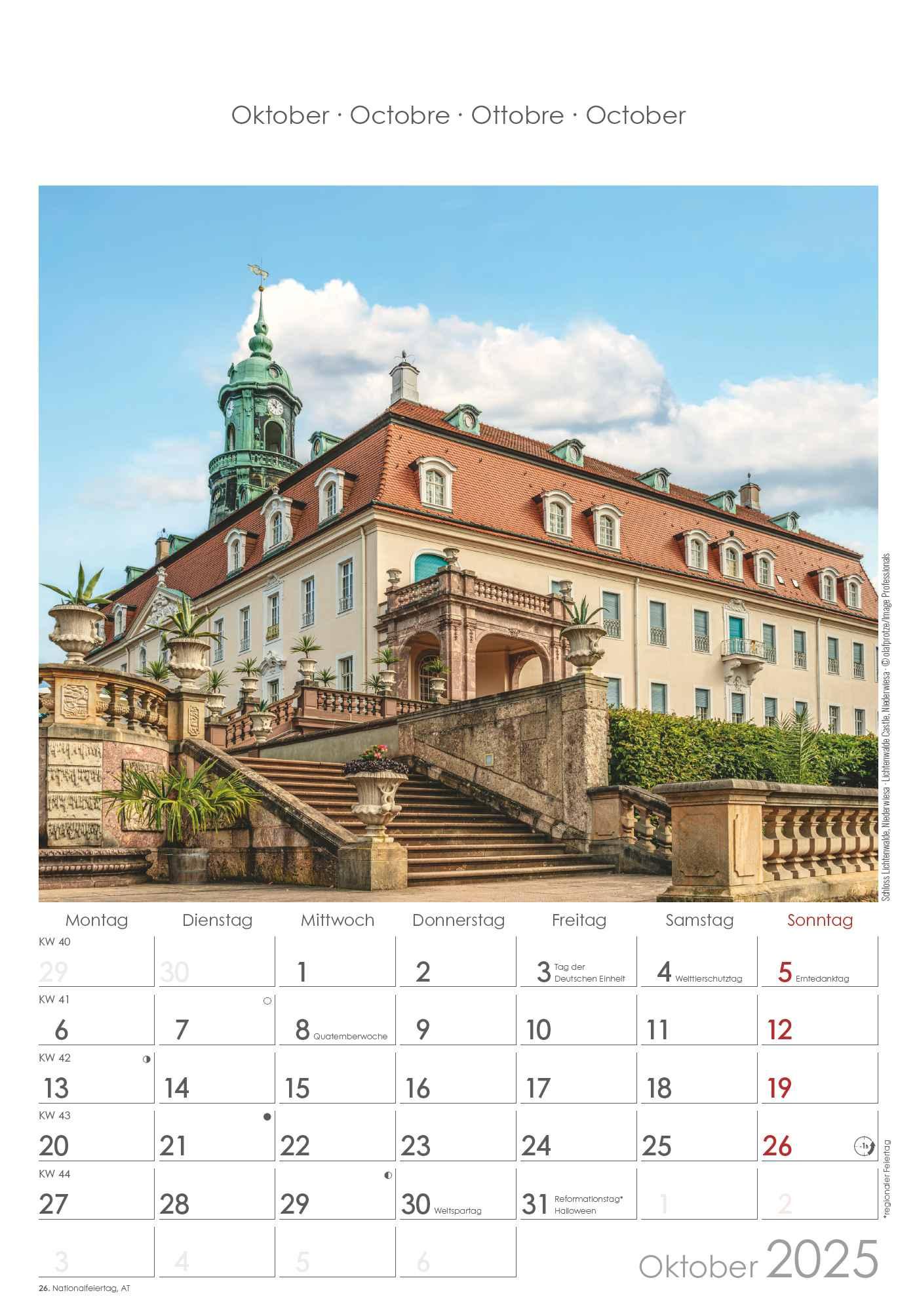 Sachsen 2025 - Bild-Kalender 23,7x34 cm - Regional-Kalender - Wandkalender - mit Platz für Notizen - Alpha Edition